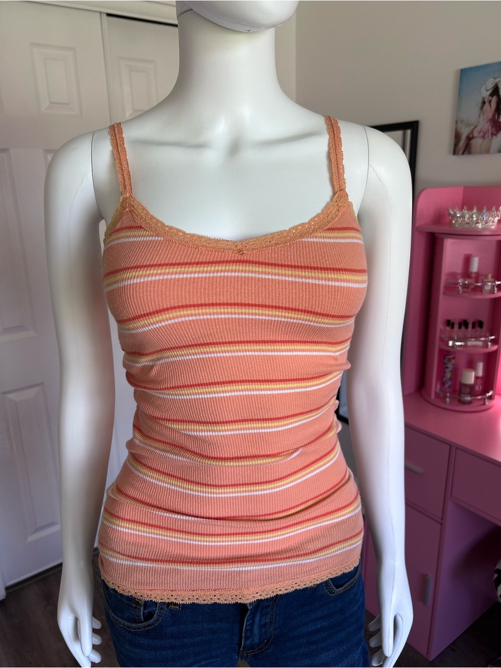 Vintage Y2K 2000s Aeropostale Lace Cami